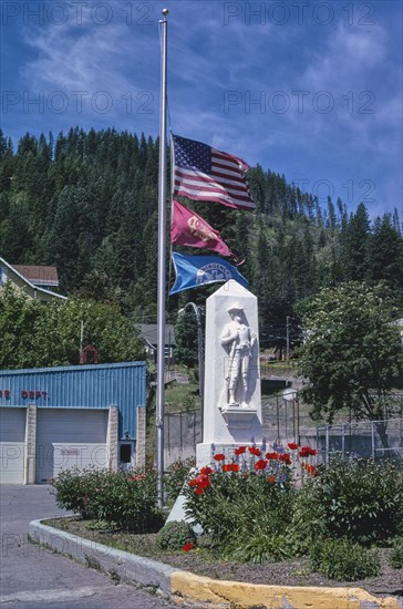 2000s United States - Captain John Mullan Monument, Mullan, Idaho 2004