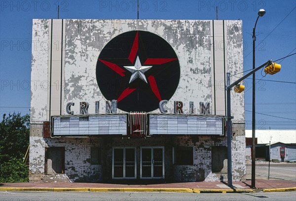 1980s America -  Crim Theater, Kilgore, Texas 1982