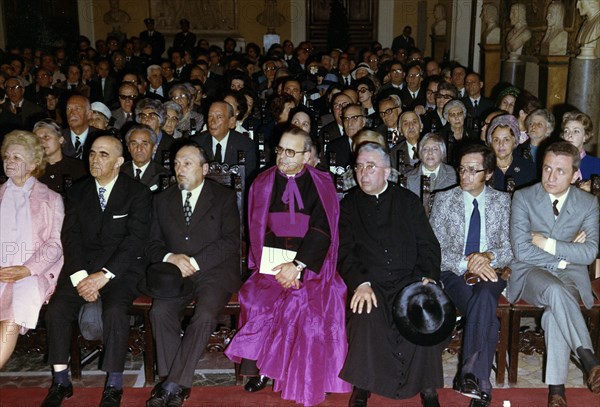 Ceremony in honor of Dante Sala (Rome, Italy - May 3, 1971)