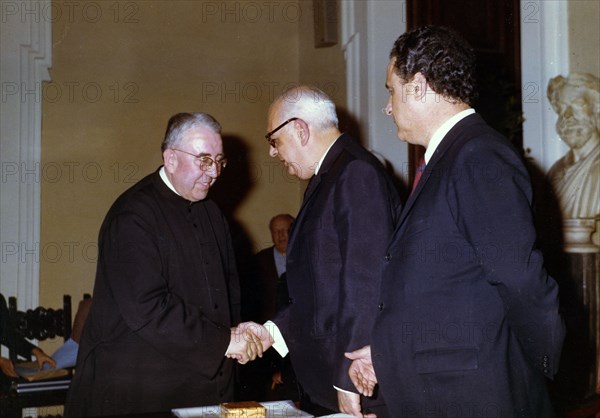 Ceremony in honor of Dante Sala (Rome, Italy - May 3, 1971)