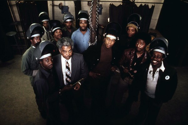 1973  - A Class Of Black Student Welders With Their Instructor At A Former Grade School In The Heart Of The Cabrini-green Housing Project, 10/1973