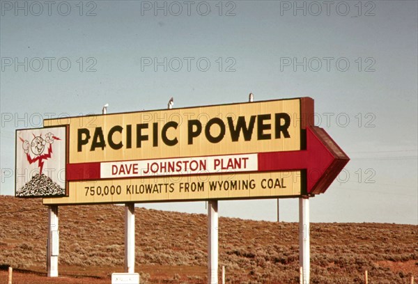 This 750-megawatt power plant, located on the north platte river, is part of the massive strip-mining development planned for the Powder River Region, 06 1973