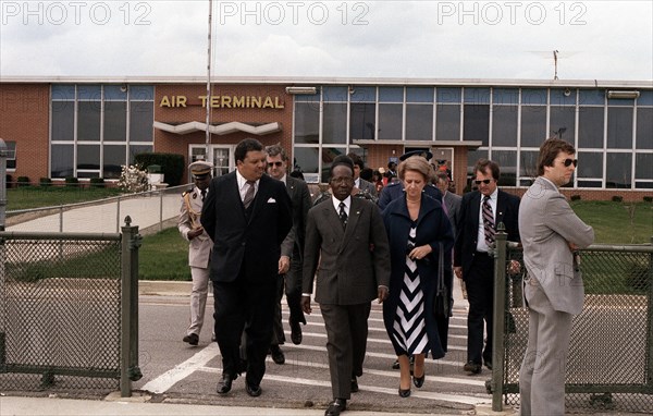 President Leopold Senigor of Senegal