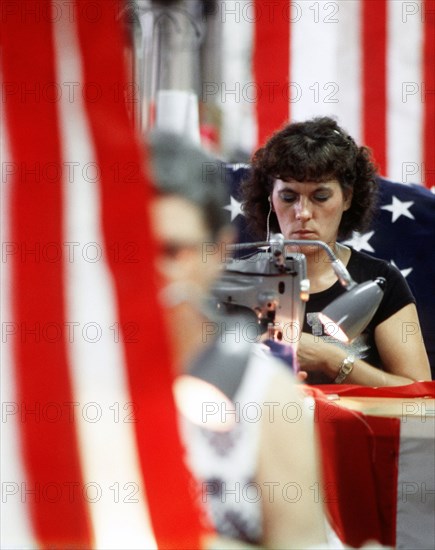 Employees of the Valley Forge Flag Company