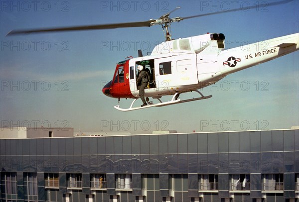 A UH-1N Iroquois helicopter