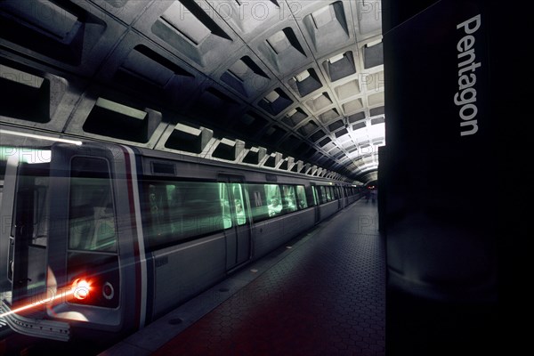 A view of a Metro subway system