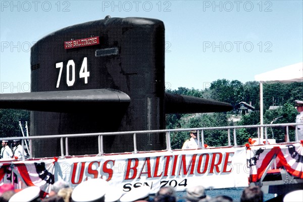 Nuclear-powered attack submarine USS BALTIMORE