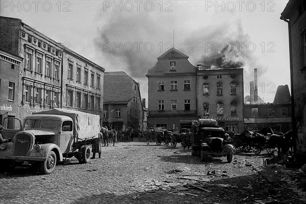 The capture of Biala by the Red Army in 1945