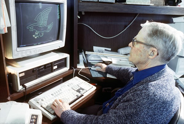 Heraldic specialist using computer