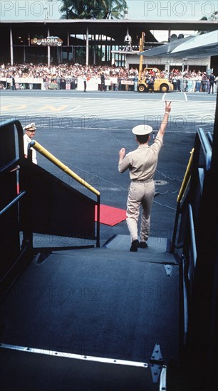 A recently released U.S. Navy Prisoner of War