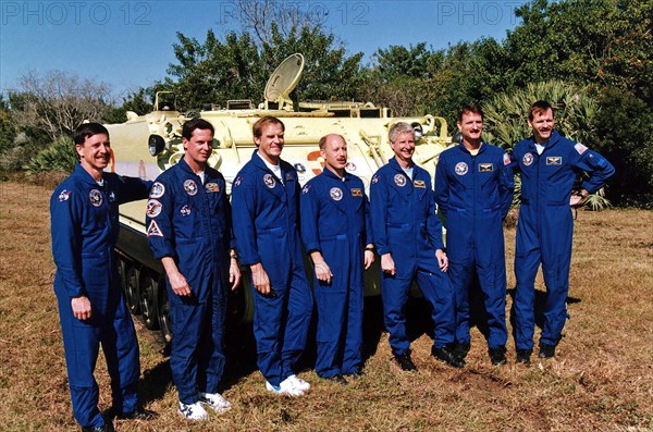 STS-82 Terminal Countdown Demonstration Test (TCDT), crew photo ca. 1997