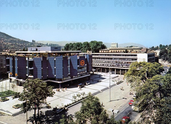 Shopping centre "Sarajka" in Bosnia Herzegovina ca. 1975