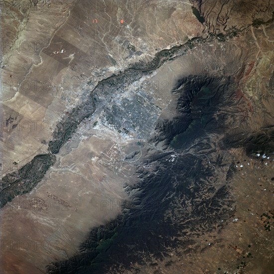 Albuquerque, NM as seen from space ca. 1991