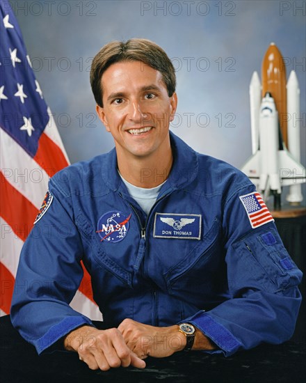 1991 - Official portrait of astronaut Donald A. Thomas