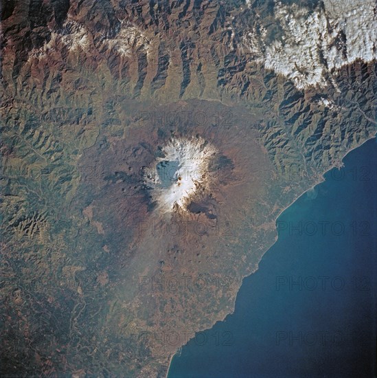 1994 - Mt. Etna, Sicily as seen from STS-62