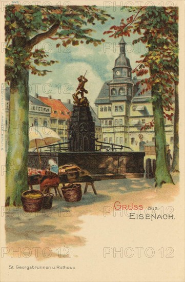 Fontaine Saint-Georges à Eisenach