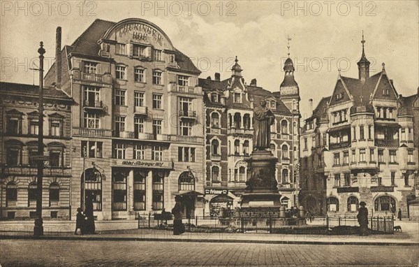 Thüringer Hof et monument de Luther à Eisenach