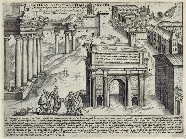 Remains of the Arch of Septimius Severus