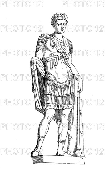 The Roman emperor Constantius II.