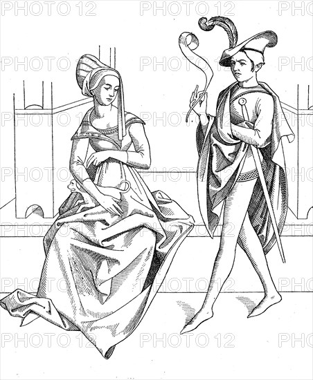 german costume aus dem 15. century