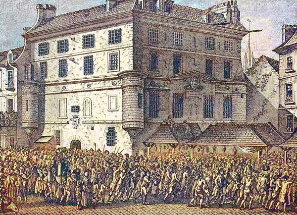 Liberation of the soldiers from the military prison at the Abbey