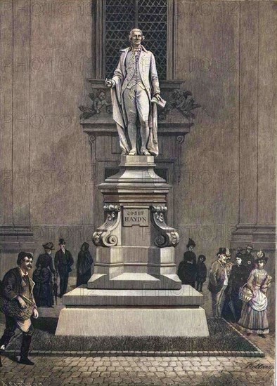 Das Haydn Denkmal in Wien