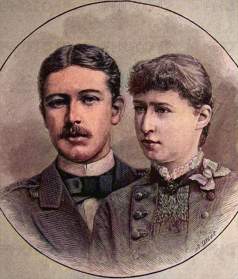 Prinz Heinrich von Preußen und Gemahlin Irene. Prinz Albert Wilhelm Heinrich von Preußen