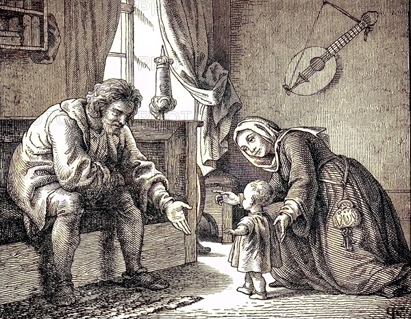 the first steps of the child