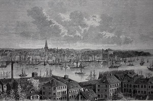 The city of Kiel in Germany