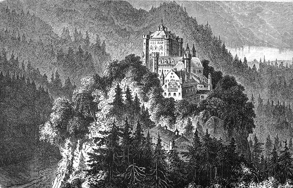 Hohenschwangau Castle near Füssen in Ostallgäu