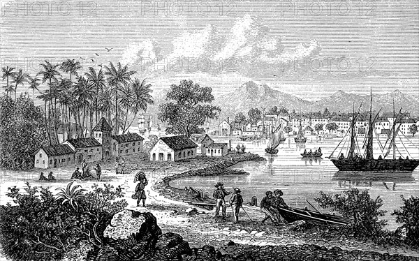 The town of Pointe a Pitre