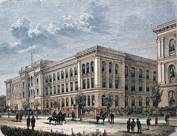 Artillery school and engineering school in Charlottenburg
