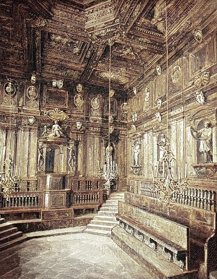 Lyceum of anatomy in the old university of Bologna