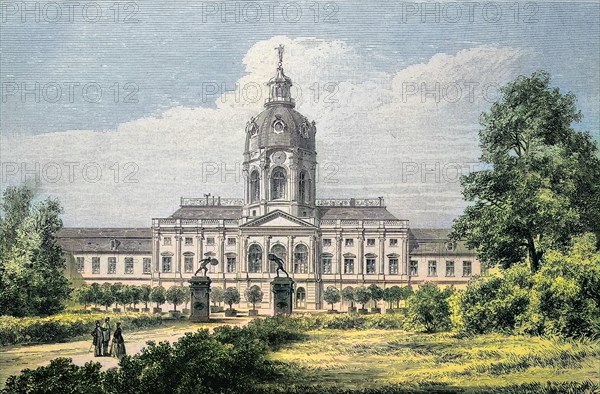 The royal palace in Charlottenburg