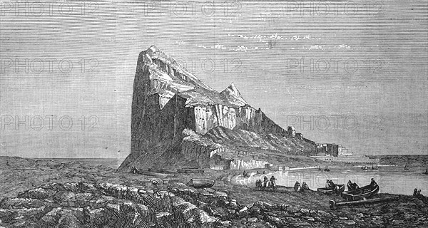 Gibraltar in the year 1880