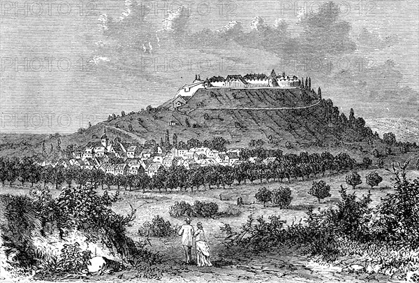 Fortress Hohenasperg was an active fortress of the state of Württemberg on the Asperg