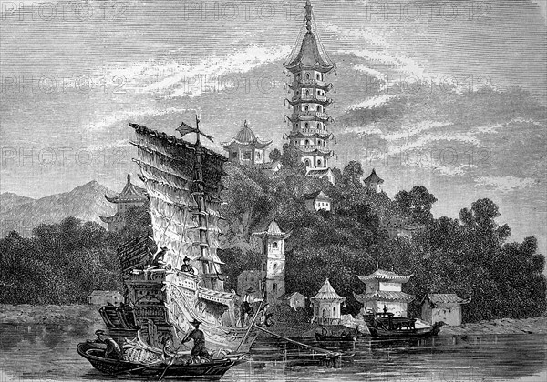 The Pagoda Island off Hong Kong