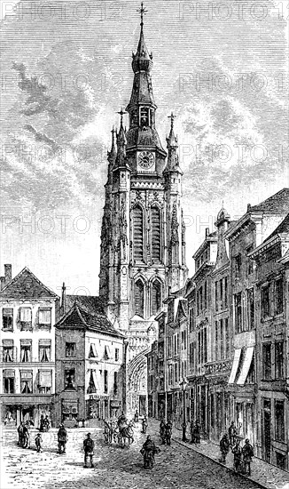 The church of St. Martin in Kortrijk