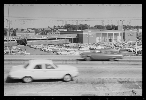 Suburban shopping center