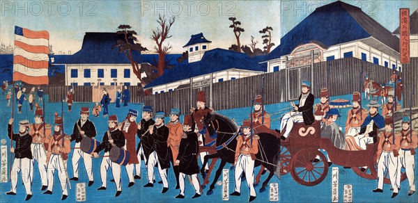 Procession of Foreigners in Yokohama