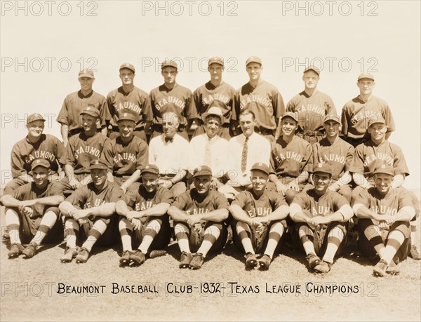 Beaumont Baseball Club 1932 - Texas League Champions