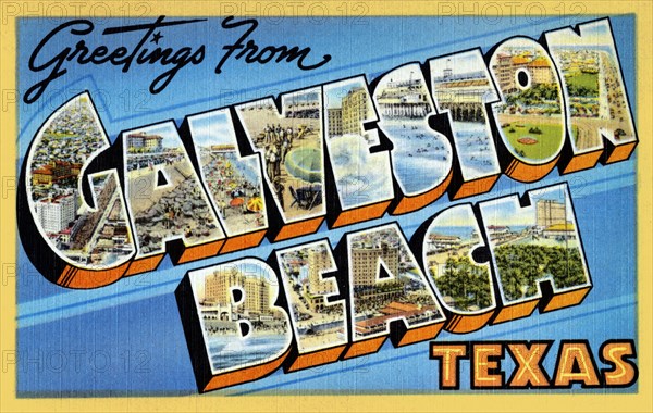 Greetings from Galveston Beach, Texas