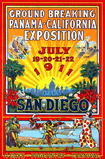 Ground breaking Panama-California exposition