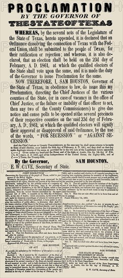 Proclamation by the Governor of the State of Texas