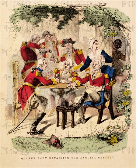 Quaker lady detaining the English general