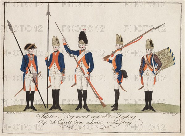 Fusilier Regiment von Alt-Lossberg - 1784