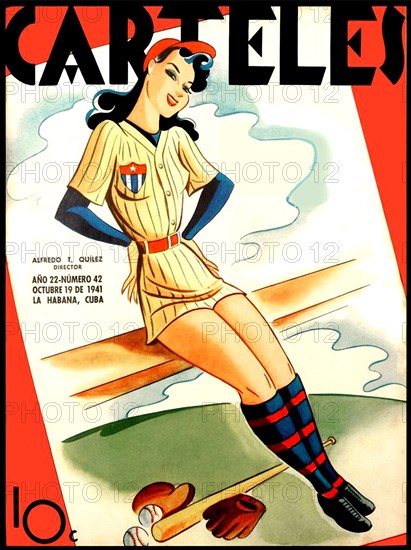 Female Baseball Star