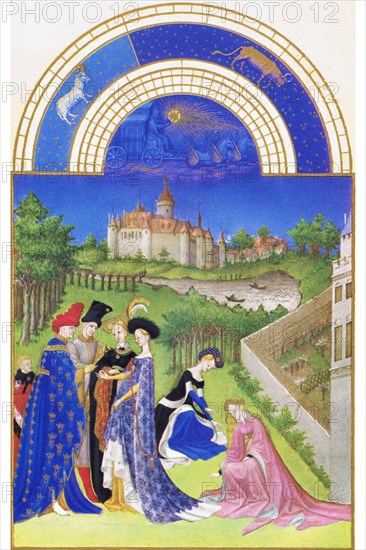 Le Tres riches heures du Duc de Berry - April