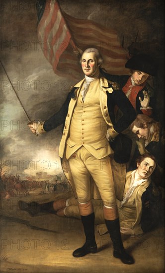 George Washington at the Battle of Princeton