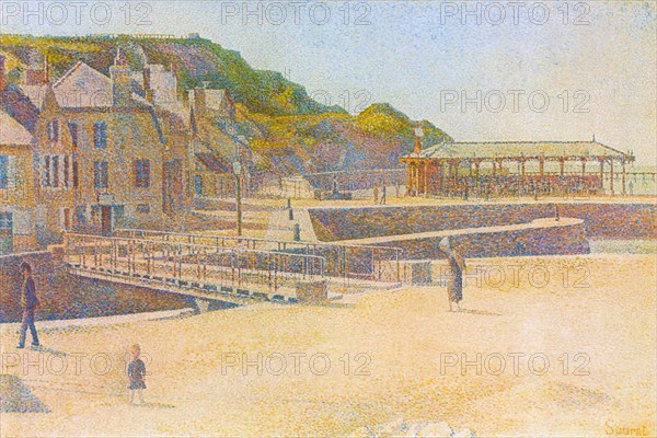 The Port & the quay at Bessin
